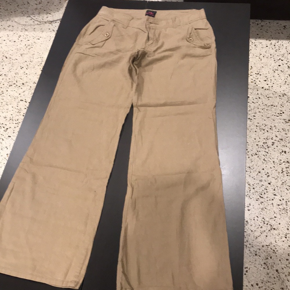 4 for $15 - Wide Leg Linen Pants